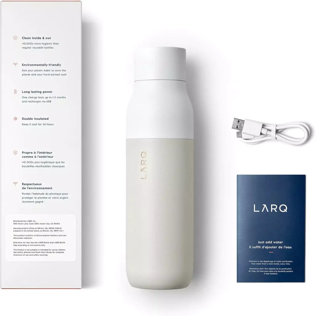 Best Self Cleaning UV Water Bottles on Amazon 2025 3 LARQ Bottle PureVis - Advanced Purification & Hygiene