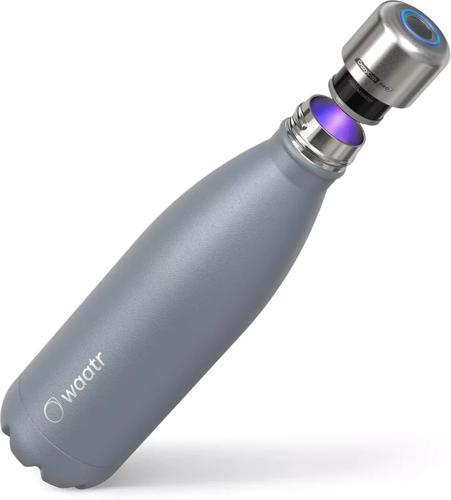 Best Self Cleaning UV Water Bottles on Amazon 2025 8 CrazyCap Pro - Award-Winning Self-Cleaning Insulated Bottle with NSF Certified UV Water Treatment System